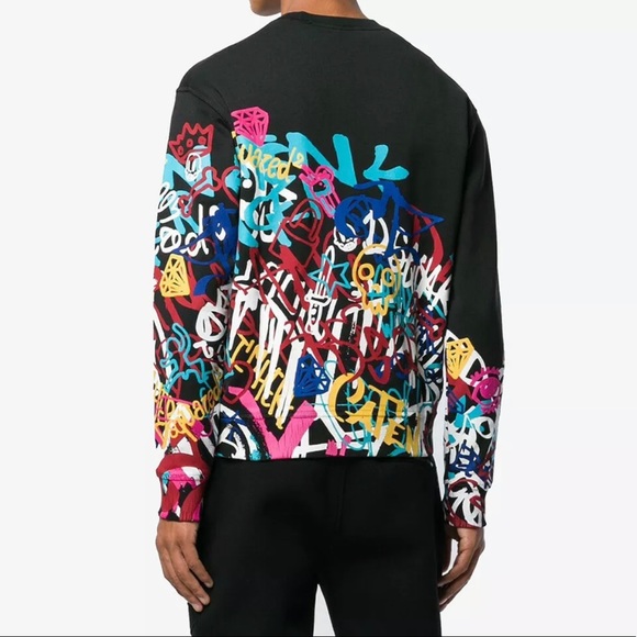 dsquared2 graffiti sweatshirt